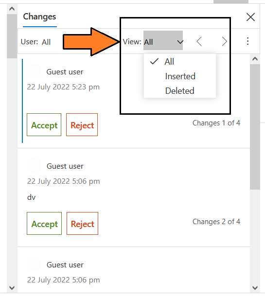 document widget